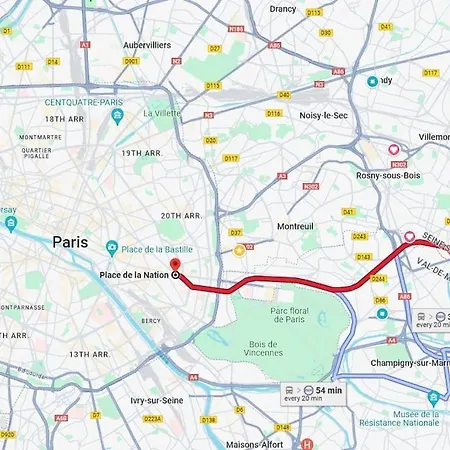 Charme & Confort T2 Lumineux Entre Paris And * Villiers-sur-Marne